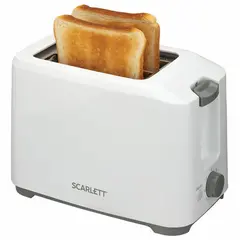Тостер SCARLETT SC-TM11019, 700Вт, 2 тоста, 7 режимов, пластик, белый, фото 1