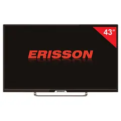Телевизор ERISSON 43FLES85T2SM, 43&#039;&#039; (108 см), 1920х1080, FullHD, 16:9, SmartTV, Wi-Fi, черный, фото 1