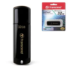 Флэш-диск 32 GB, TRANSCEND Jet Flash 350, USB 2.0, черный, TS32GJF350, фото 1