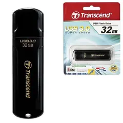 Флэш-диск 32 GB, TRANSCEND Jetflash 700, USB 3.0, черный, TS32GJF700, фото 1