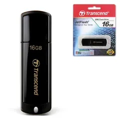 Флэш-диск 16 GB, TRANSCEND Jet Flash 350, USB 2.0, черный, TS16GJF350, фото 1