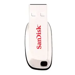Флэш-диск 16 GB, SANDISK Cruzer Blade, USB 2.0, белый, Z50C-016G-B35W, фото 1