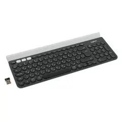 Клавиатура беспроводная LOGITECH K780, для ПК, планшета, смартфона, 97 клавиш + 6 дополнительных клавиш, черно-белая, 920-008043, фото 1