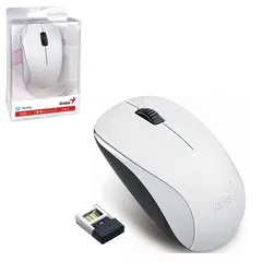 Мышь беспроводная GENIUS NX-7000, USB, 3 кнопки + 1 колесо-кнопка, оптическая, белая, 31030109108, фото 1