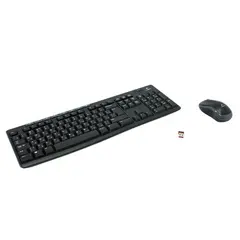 Набор беспроводной LOGITECH Wireless Combo MK270, клавиатура, мышь 2 кнопки + 1 колесо-кнопка, черный, 920-004518, фото 1