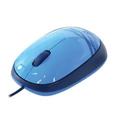 Мышь проводная LOGITECH M105, USB, 2 кнопки + 1 колесо-кнопка, оптическая, синяя, 910-003105, фото 1