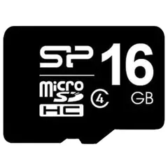 Карта памяти micro SDHC, 16 GB, SILICON POWER, 4 Мб/сек. (class 4), SP016GBSTH004V1, фото 1