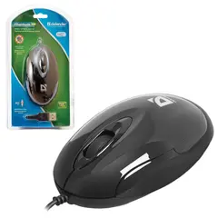 Мышь проводная DEFENDER Phantom MM-320, USB, 2 кнопки + 1 колесо-кнопка, оптическая, черная, 52818, фото 1