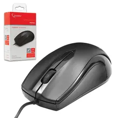 Мышь проводная GEMBIRD MUSOPTI9-905U, USB, 2 кнопки + 1 колесо-кнопка, оптическая, черная, фото 1