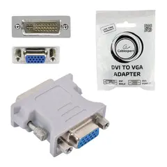 Переходник DVI-VGA, CABLEXPERT, M-F, для передачи аналогового видео, A-DVI-VGA, фото 1