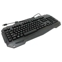 Клавиатура проводная игровая GEMBIRD KB-G200L, USB, подсветка 7 цветов, черная, фото 1
