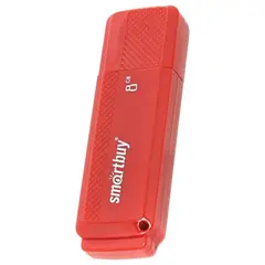 Флэш-диск 8 GB, SMARTBUY Dock, USB 2.0, красный, SB8GBDK-R, фото 1