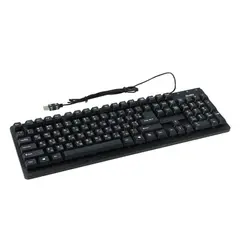 Клавиатура проводная SVEN Standard 301, USB, 104 клавиши, чёрная, SV-03100301UB, фото 1