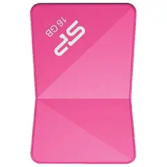 Флэш-диск 16 GB SILICON POWER Touch T08 USB 2.0, розовый, SP16GBUF2T08V1H, фото 1