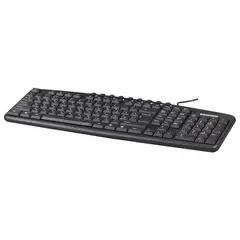 Клавиатура проводная SONNEN KB-8137, USB, 104 клавиши + 12 дополнительных, мультимедийная, черная, 512652, фото 1