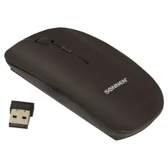 Мышь беспроводная SONNEN M-243, USB, 1600 dpi, 4 кнопки, оптическая, цвет черный, 512646, фото 1