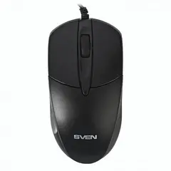 Мышь проводная SVEN RX-112, USB + PS/2, 2 кнопки + 1 колесо-кнопка, оптическая, чёрная, SV-03200112UPSB, фото 1