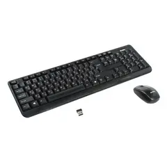Набор беспроводной SVEN Comfort 3300, клавиатура 104 клавиши, мышь 2 кнопки + 1 колесо-кнопка, черный, SV-03103300WB, фото 1