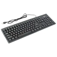 Клавиатура проводная SVEN Standard 303, USB + PS/2, 104 клавиши, чёрная, SV-03100303PU, фото 1