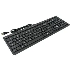 Клавиатура проводная DEFENDER UltraMateSM-530 RU, USB, 104 + 16 допополнительных клавиш, черная, 45530, фото 1