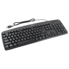 Клавиатура проводная GEMBIRD KB-8350U-BL, USB, 104 клавиши, черная, фото 1