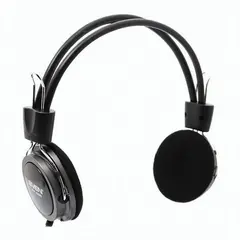 Наушники с микрофоном (гарнитура) SVEN AP-520, проводные, 2,2 м, с оголовьем, черные, SV-0410520, фото 1