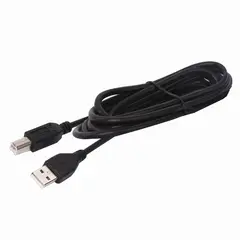 Кабель USB 3.0 AM-BM, 1,5м, SONNEN Premium, медь, для периферии, экранирующая фольга, черный, 513128, фото 1