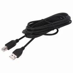 Кабель USB 3.0 AM-BM, 3м, SONNEN Premium, медь, для периферии, экранируемый, черный, 513129, фото 1