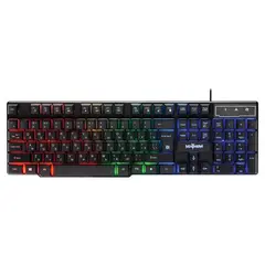 Клавиатура проводная игровая DEFENDER Mayhem GK-360DL,USB, 104 клавиши, с подсветкой, черная, 45360, фото 1