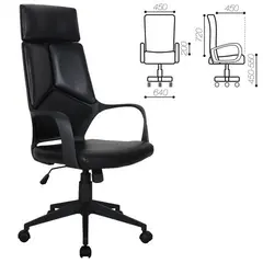 Кресло офисное BRABIX PREMIUM &quot;Prime EX-515&quot;, экокожа, черное, 531569, фото 1