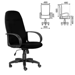 Кресло офисное &quot;Эквадор&quot;, CH 312, ткань, черное, фото 1