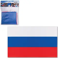 Флаг России, 70х105 см, карман под древко, упаковка с европодвесом, 550018, фото 1