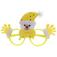Очки карнавальные &quot;Желтый Снеговик&quot;, 19х12х3,5 см, полипропилен/нетканый материал, 78592, фото 1