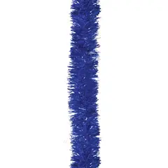 Мишура 1 штука, диаметр 50 мм, длина 2 м, синяя, 4-180-5, фото 1