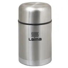 Термос ЛАЙМА универсальный с широким горлом, 0,8 л, нержавеющая сталь, 601408, фото 1