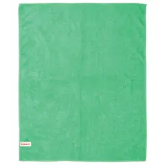 Тряпка для мытья пола, плотная микрофибра, 50х60 см, зеленая, ЛАЙМА, 601251, фото 1