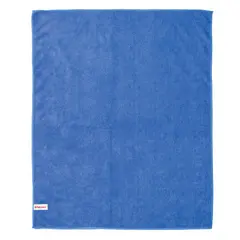 Тряпка для мытья пола, плотная микрофибра, 70х80 см, синяя, ЛАЙМА, 601250, фото 1
