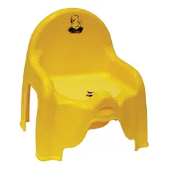 Горшок-стульчик детский, горшок-вкладыш, пластиковый, 30х26х35 см, желтый, IDEA, М 2596, фото 1