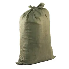 Мешки полипропиленовые до 50 кг, комплект 100 шт., 95х55 см, вес 47 г, для строительного/бытового мусора, зеленые, 601911, фото 1