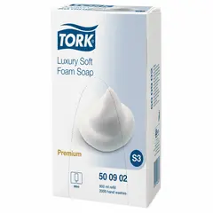 Картридж с жидким мылом-пеной одноразовый TORK (Система S3) Premium, 0,8 л, 500902, фото 1