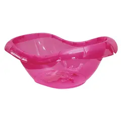 Ванночка детская &quot;Лотос&quot;, фиксатор для душевой лейки, пластиковая, 28х46х80 см, розовая, IDEA, М 2589, фото 1