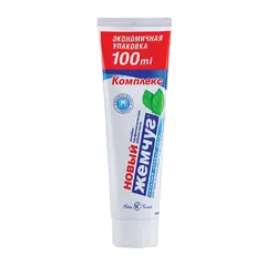 Зубная паста 100 мл, НОВЫЙ ЖЕМЧУГ, комплексная защита от кариеса, с сильным ароматом мяты, 17123, фото 1