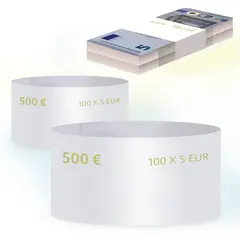 Бандероли кольцевые, комплект 500 шт., номинал 5 евро, фото 1