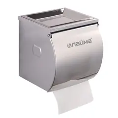 Диспенсер для туалетной бумаги в стандартных рулонах, нержавеющая сталь, зеркальный, ЛАЙМА, 605047, фото 1