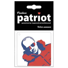 Ароматизатор автомобильный подвесной картонный &quot;Patriot Путин&quot;, аромат &quot;Новая машина&quot;, AR1PK005, фото 1