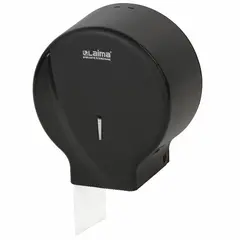 Диспенсер для туалетной бумаги LAIMA PROFESSIONAL ORIGINAL (Система T2), малый, черный, ABS-пластик, 605767, фото 1