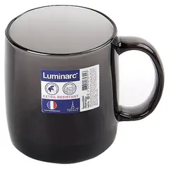 Кружка для чая и кофе, объем 380 мл, дымчатое стекло, &quot;Nordic Graphite&quot;, LUMINARC, N5776, фото 1