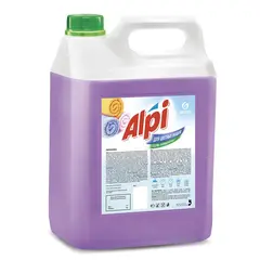 Средство для стирки жидкое 5 кг GRASS ALPI, для цветных тканей, нейтральное, концентрат, гель, 125186, фото 1