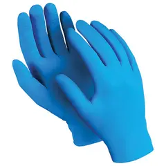Перчатки нитриловые MANIPULA &quot;Эксперт&quot;, неопудренные, КОМПЛЕКТ 50 пар, размер 8 (M), синие, DG-022, фото 1