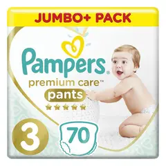 Подгузники-трусики 70 шт. PAMPERS (Памперс) Premium Care Pants, размер 3 (6-11 кг), 1210807, фото 1